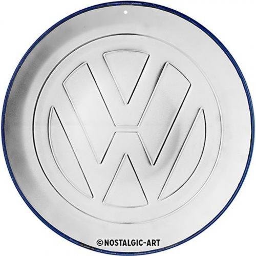 Blechschild VW rund 3